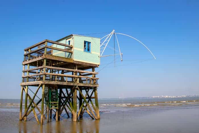 Cabane de pêcheur à Saint-Brévin les pins près du camping