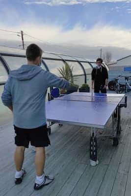 Tennis de table au camping du Vieux Château